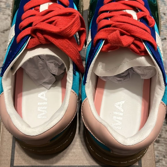 NWT Mia Vesta Sneaker in Turquoise & Green Multicolored - Picture 10 of 15